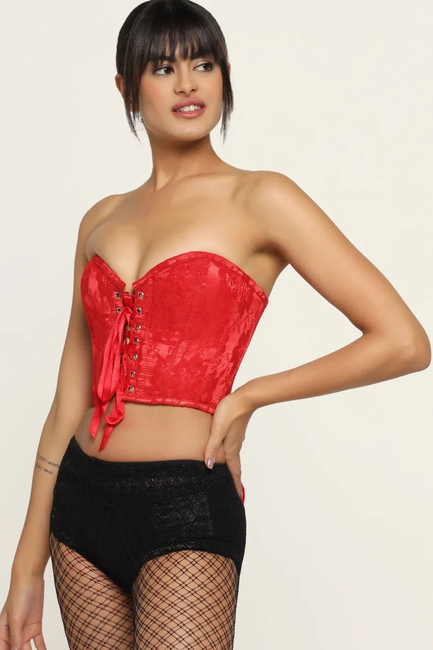 Red Corset Top