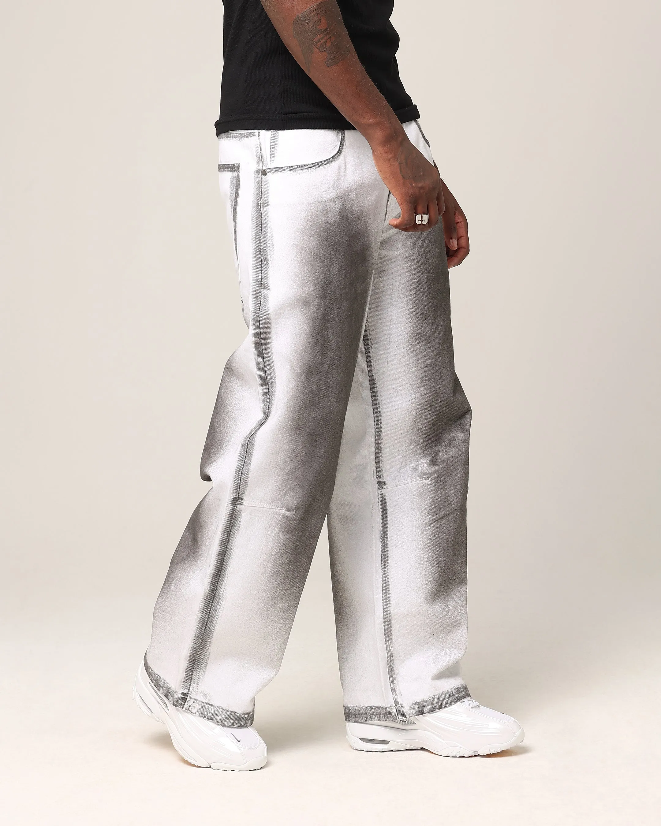 Saint Morta Flux Amplus Jeans White/Black