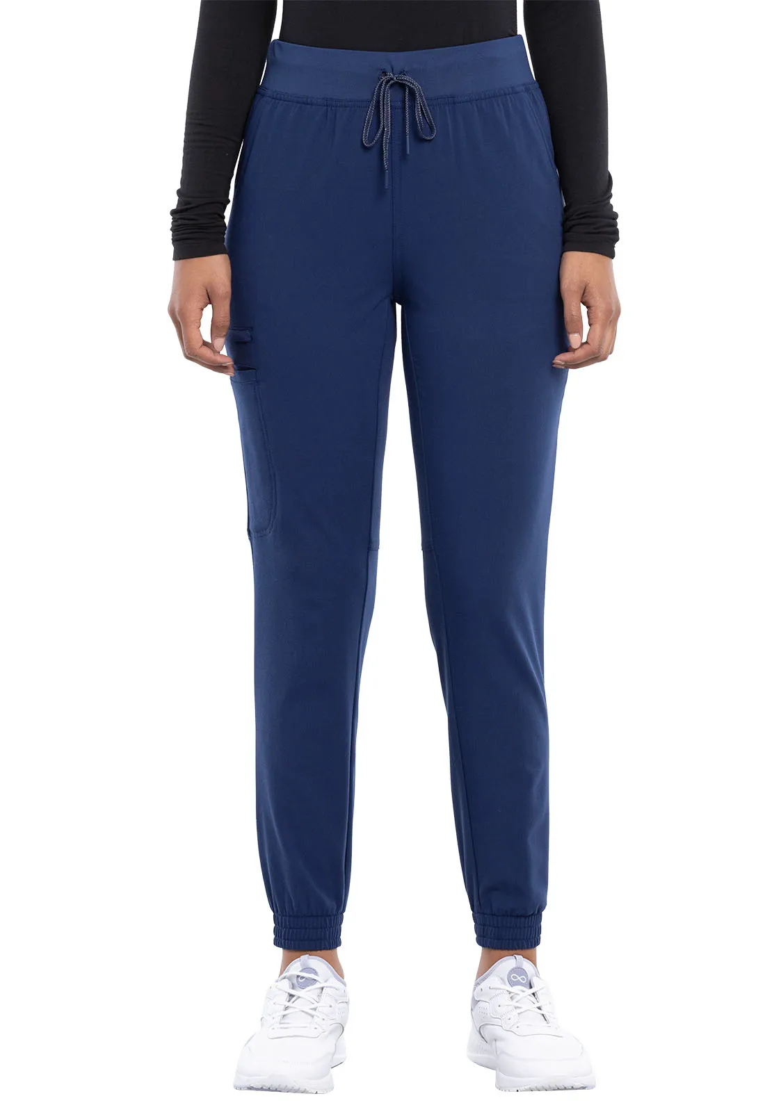 Scrub Pants - Cherokee Women's Euphoria Mid Rise Jogger - Navy, CK260A