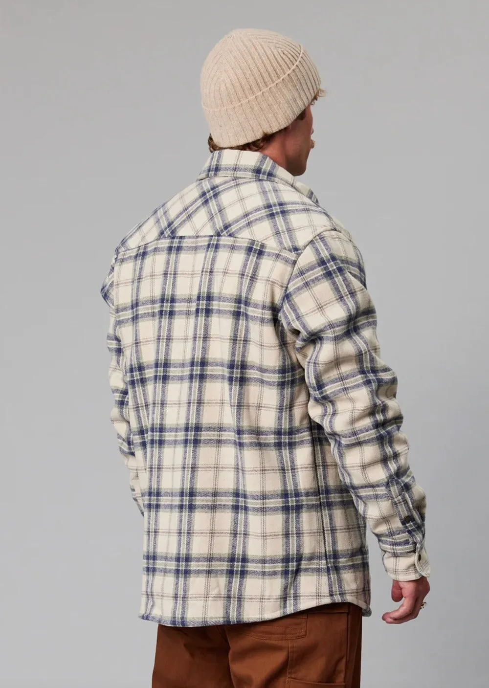 Seaport Sherling Shirt Sand Check