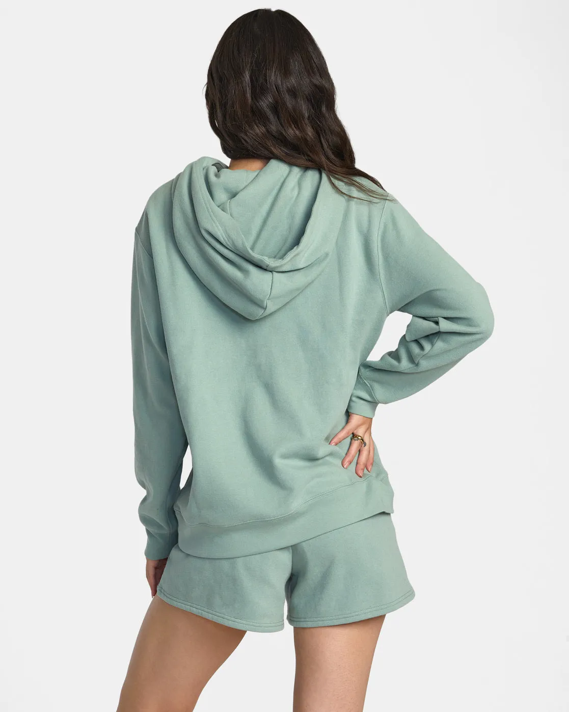 Selects Hooded Base Layer Top - Sage