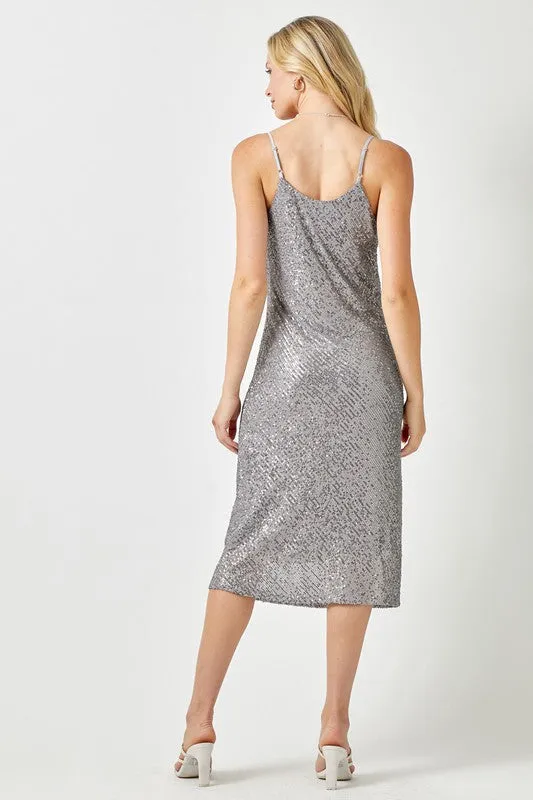 Sequin Slip Dress