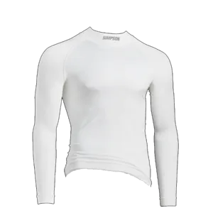 Simpson Pro-Fit Base Layer Top - Long Sleeve - White