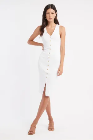 Sophie Button Midi Dress