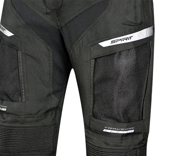 SPIRIT 600D POLYESTER BALLISTIC TEXTILE - TRAVERSE PANTS BLACK/GREY