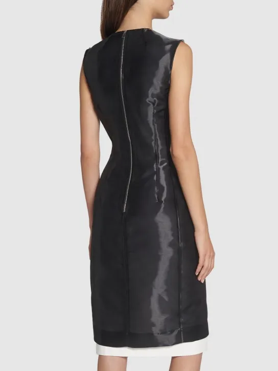 Sportmax   Xiria sleeveless organza midi dress 