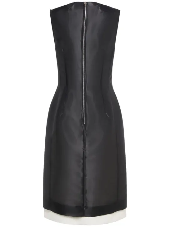 Sportmax   Xiria sleeveless organza midi dress 