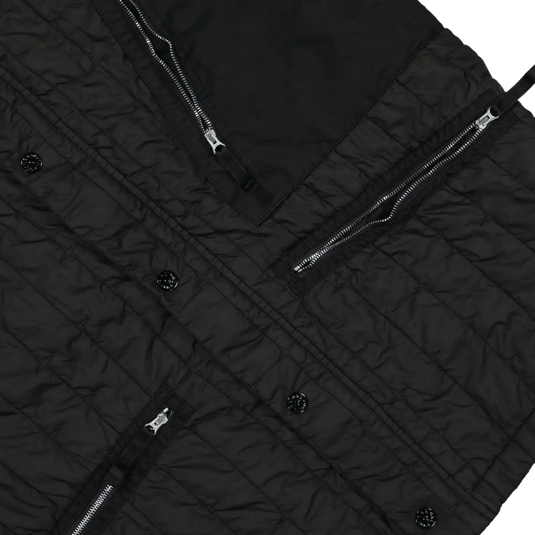 Stone Island Quilted Nylon Vest With Primaloft