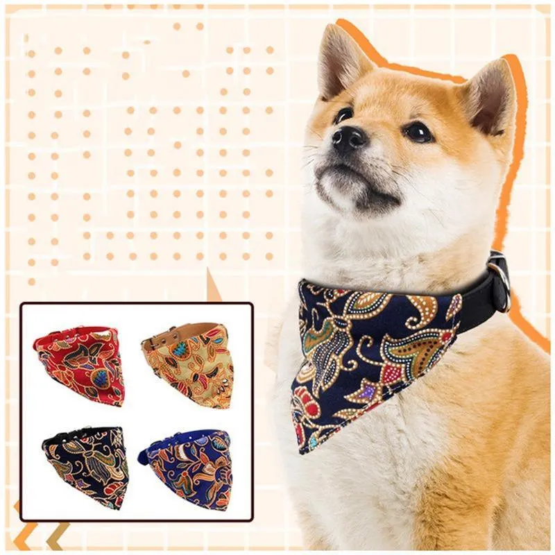 Stylish Triangular Bandana Collars for Dogs