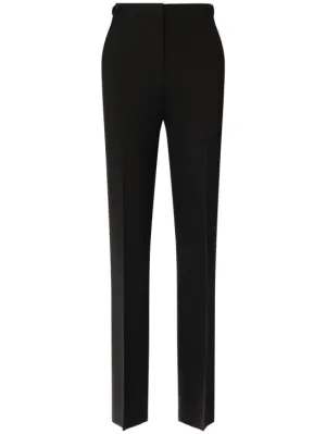 The Row   Jesse wool &amp; silk straight pants 