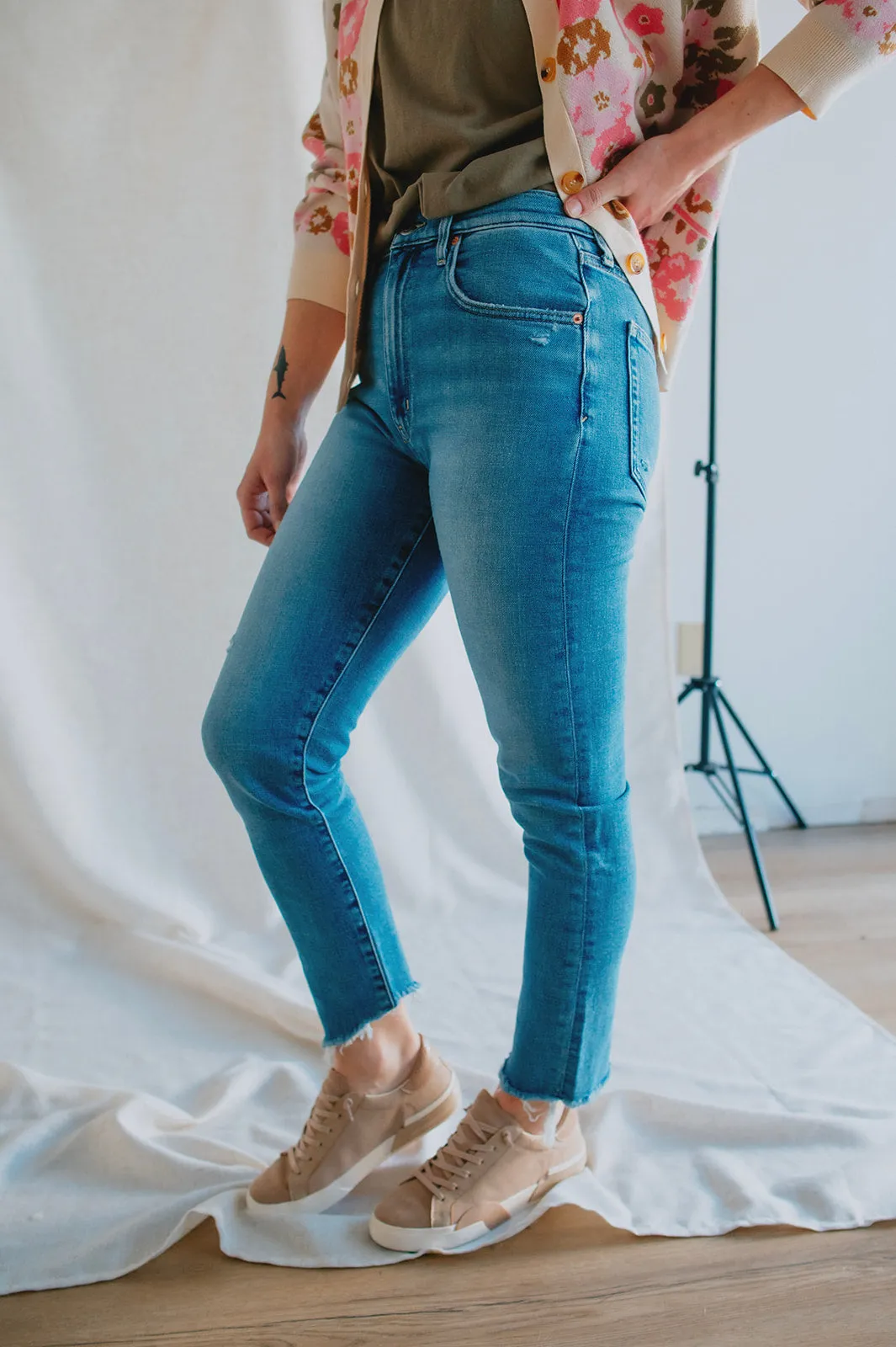 The Scarlet Mid Rise Slim Jean by Ética Denim - Pacific Coast