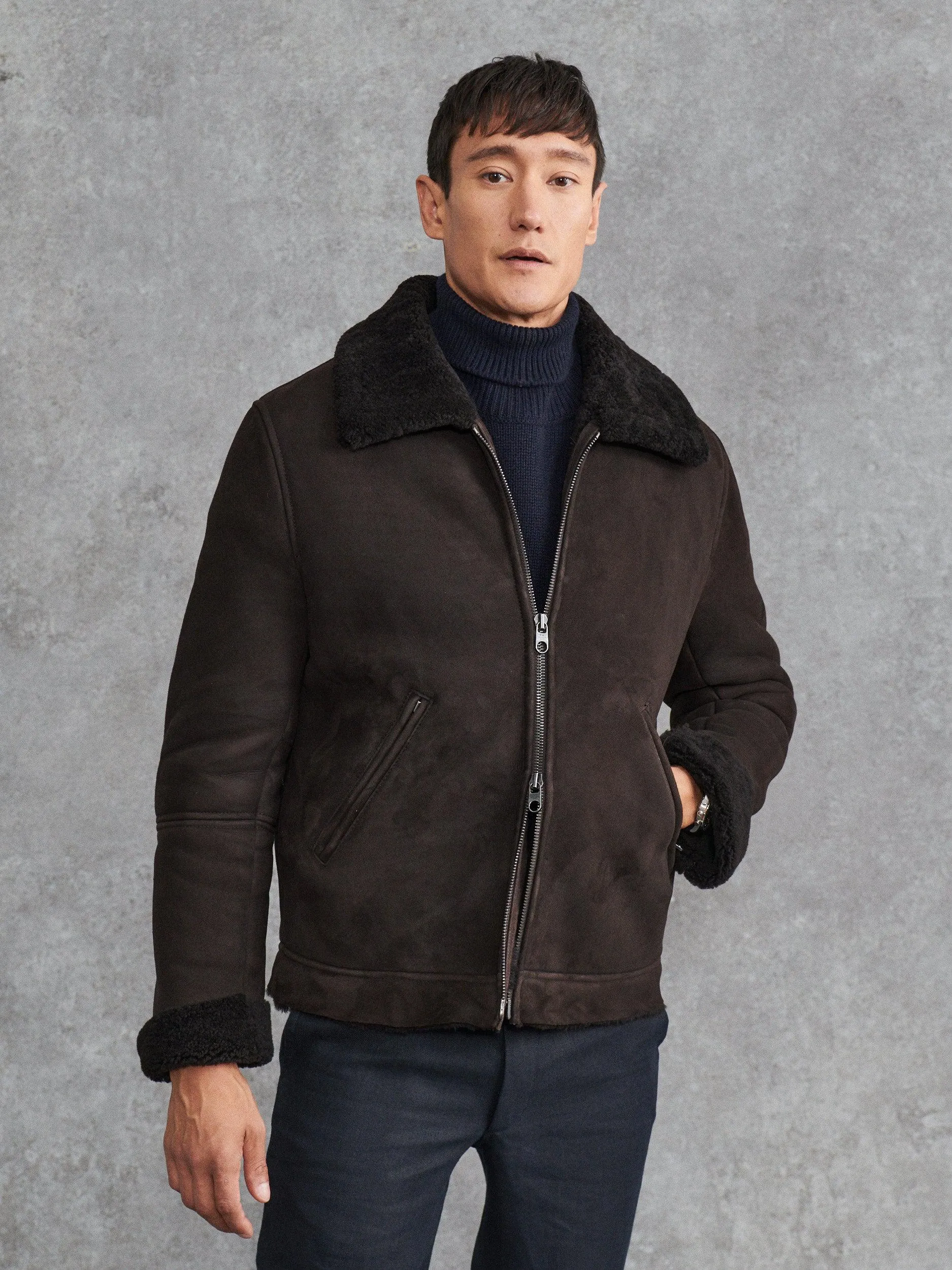 The Shearling Flight Jacket