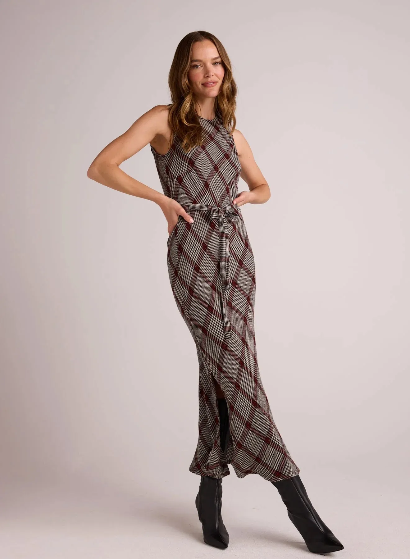 The Tank Slip Dress - Winter Glen Plaid