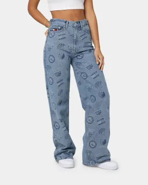 Tommy Jeans Women's Tommy Jeans X NBA W11 Denim Pants Denim Light