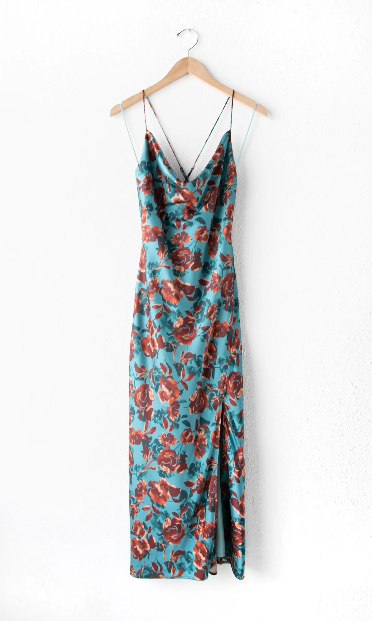 Valencia Eco Satin Slip Dress