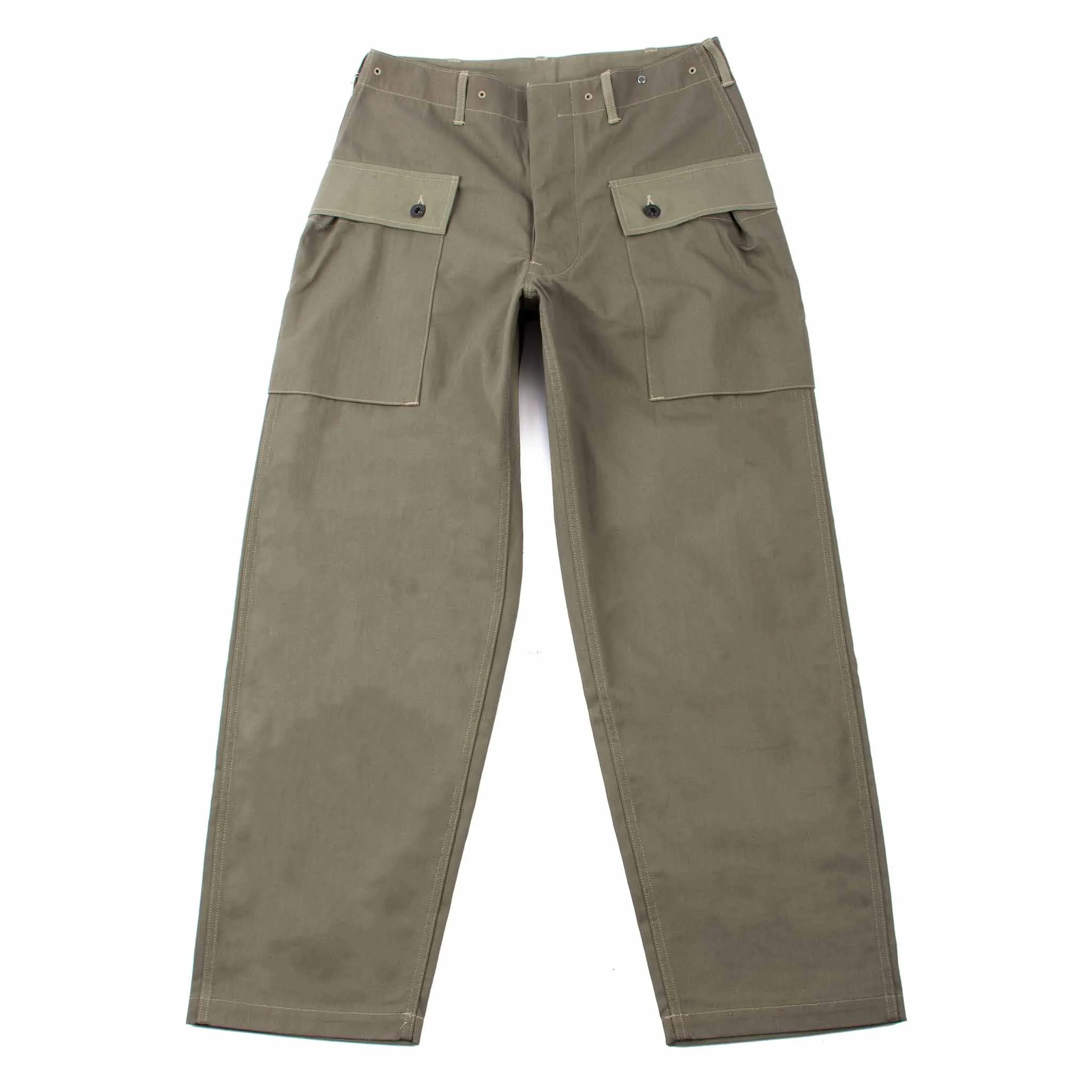 Warehouse Lot. 1097 USMC Herringbone Monkey Pants OD Green