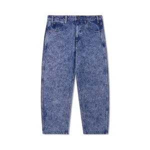 Web Denim Jeans, Acid Wash Indigo