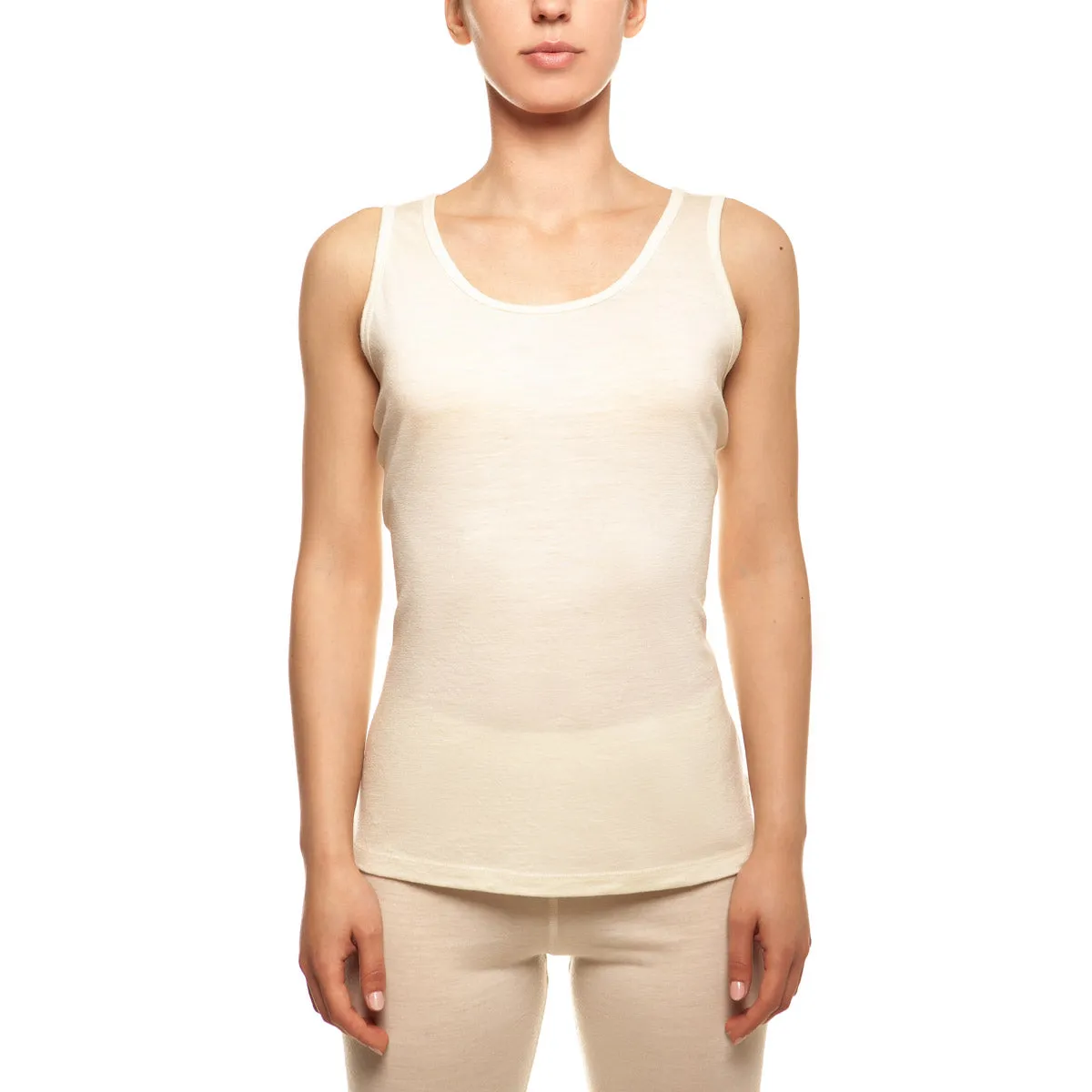 Women's Merino Tank Top Natural