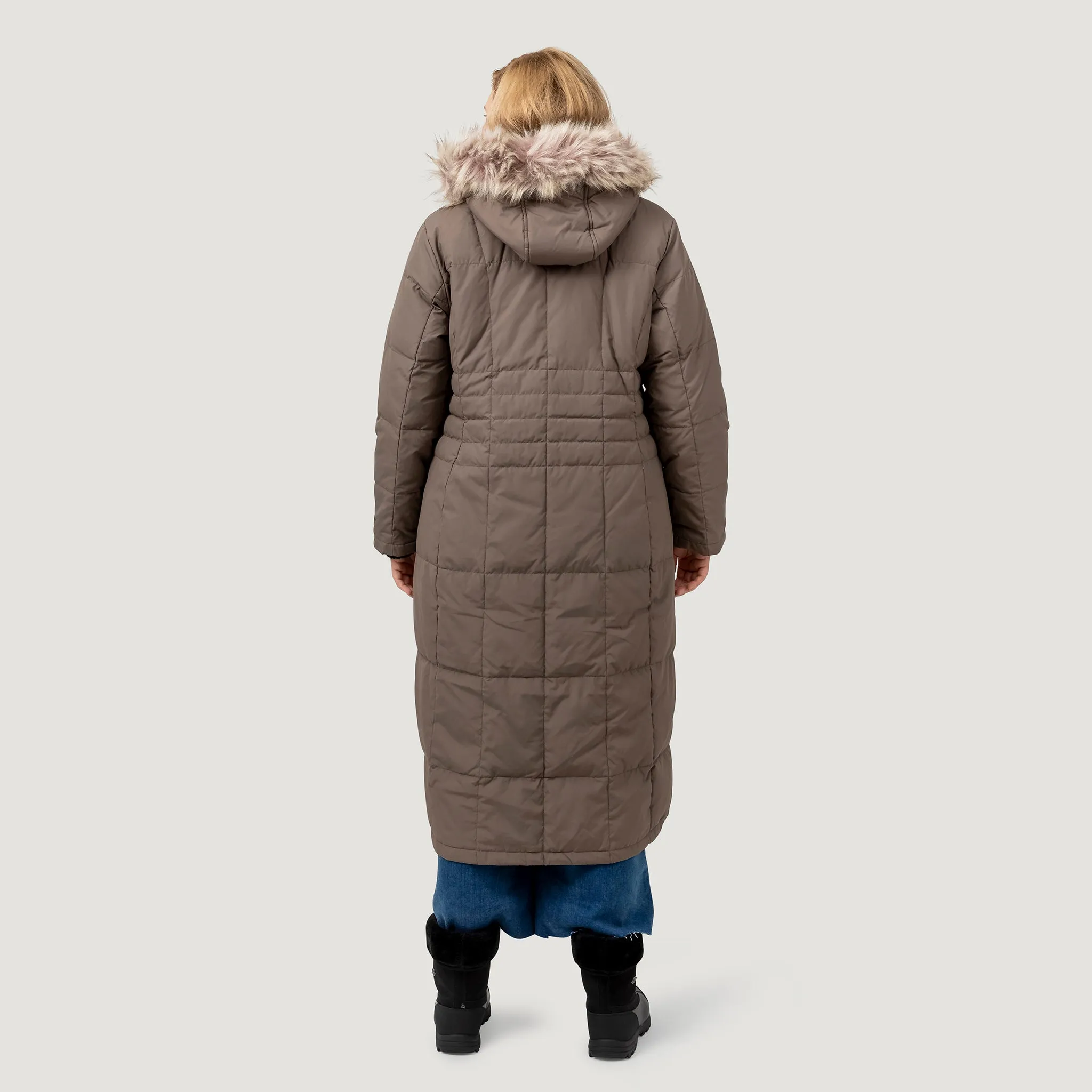 Women's Plus Size Full Length Splendor Down Jacket