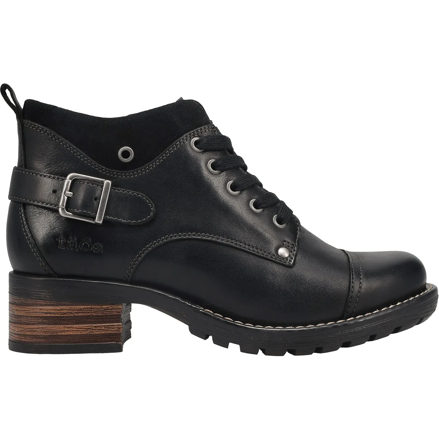 Women's Taos Mini Crave Black Leather