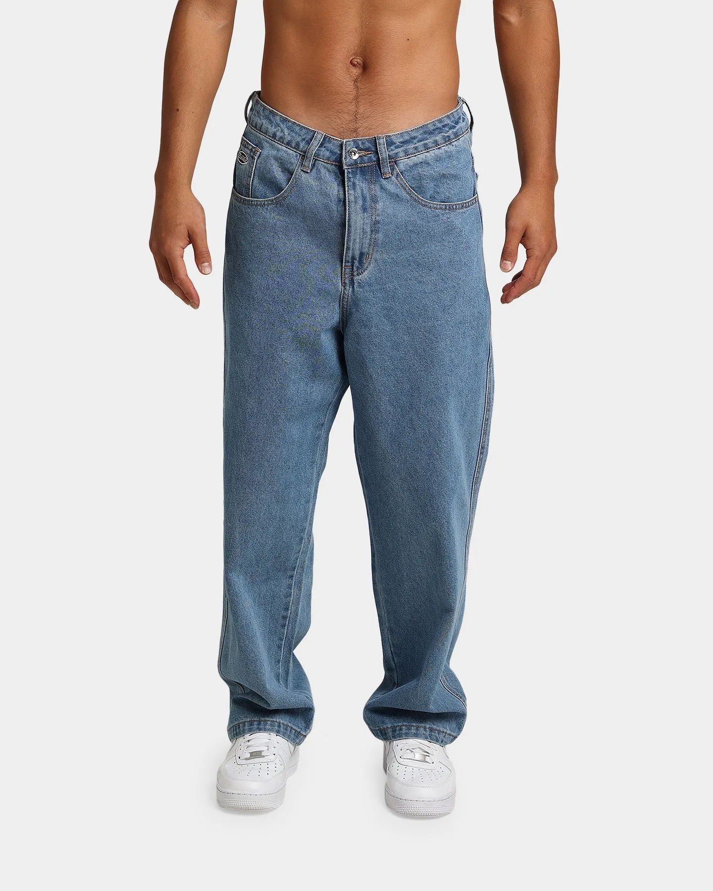 X-Large Bull Denim 91 Pants Mid Blue